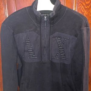 Black Armani exchange medium quarter zip